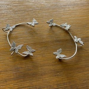 Bridal Quince Prom Butterfly Ear Cuff